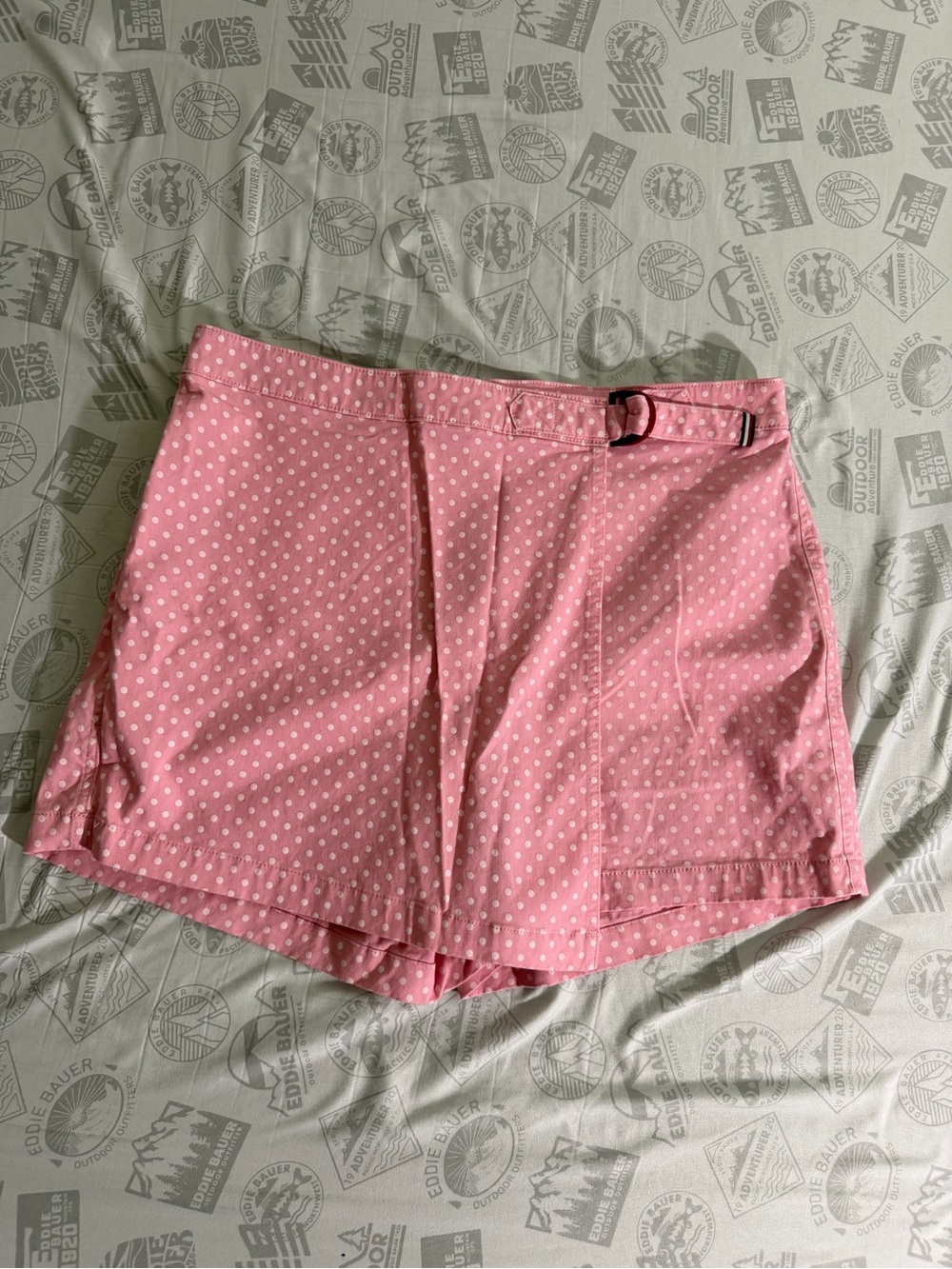Tommy Hilfiger Women's Hollywood Skirt Size 14 Pink Polka Dot